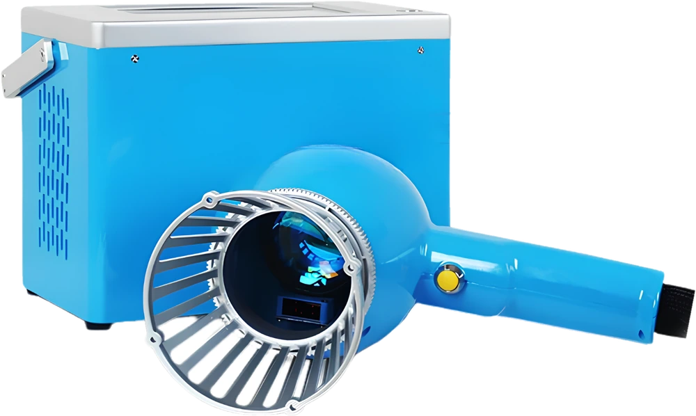 Gravadora a laser de fibra portátil